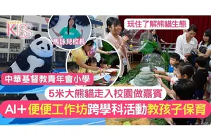 大熊貓登陸青小開放日 結合STEAM同科技 玩住增觀察力＋探索精神