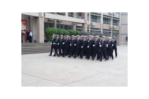 英姿飒爽！广州航海学院半军事管理骨干培训班展风采