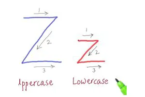 怎么书写英文字母