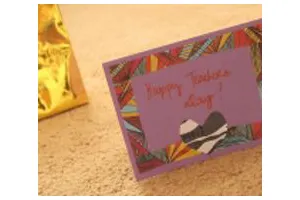 怎么制作教师节贺卡