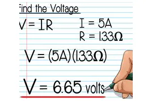 怎么计算电阻两端的电压