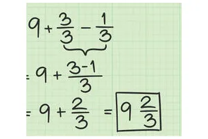 怎么求整数和分数的差