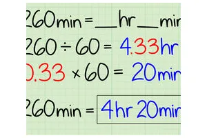 怎么将分钟换算成小时