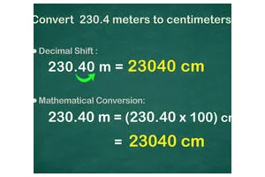厘米怎么转换成米