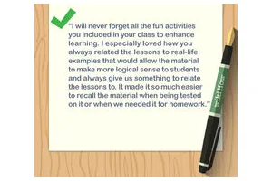 给老师怎么写感谢信