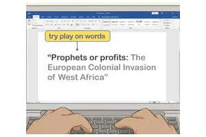 怎么给论文起一个吸引人的标题