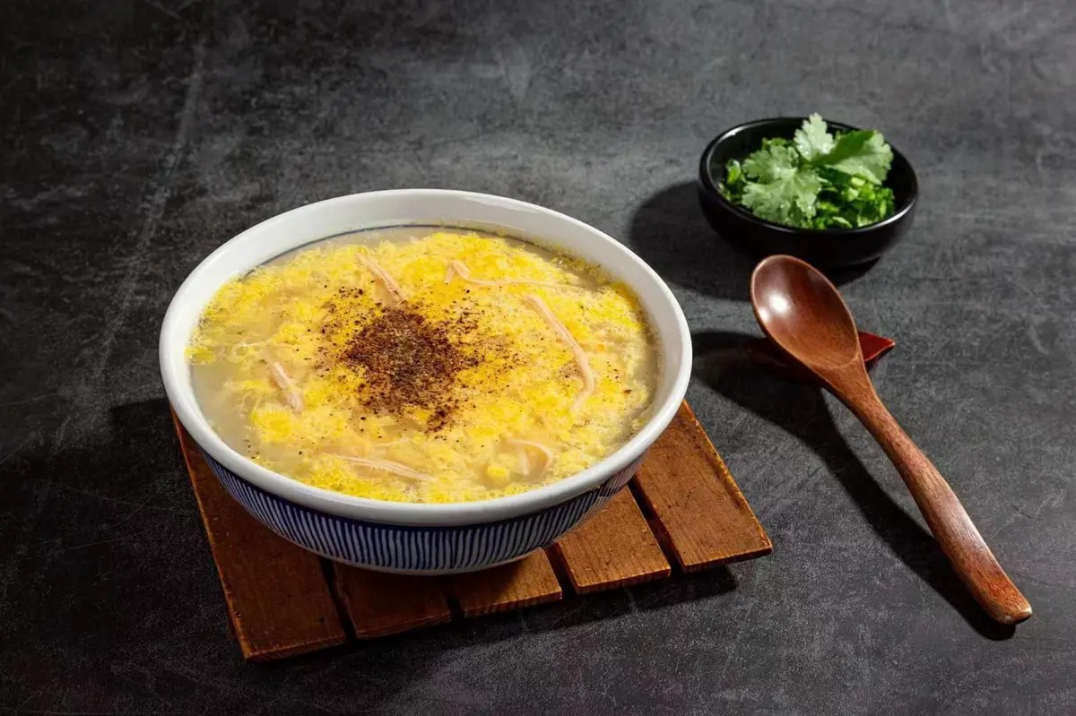 蒙城县特色美食——月䪞（sa）汤。邓富林供图